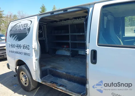 2014 Chevrolet Express 2500 Work Van из США, поврежденный, VIN 1GCWGFCA3E1130871